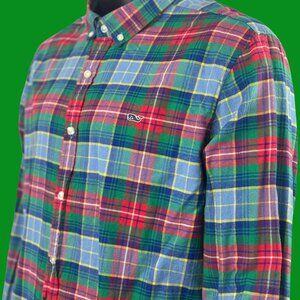 Vineyard Vines Slim Fit Multi-Color Plaid Button-Down Shirt